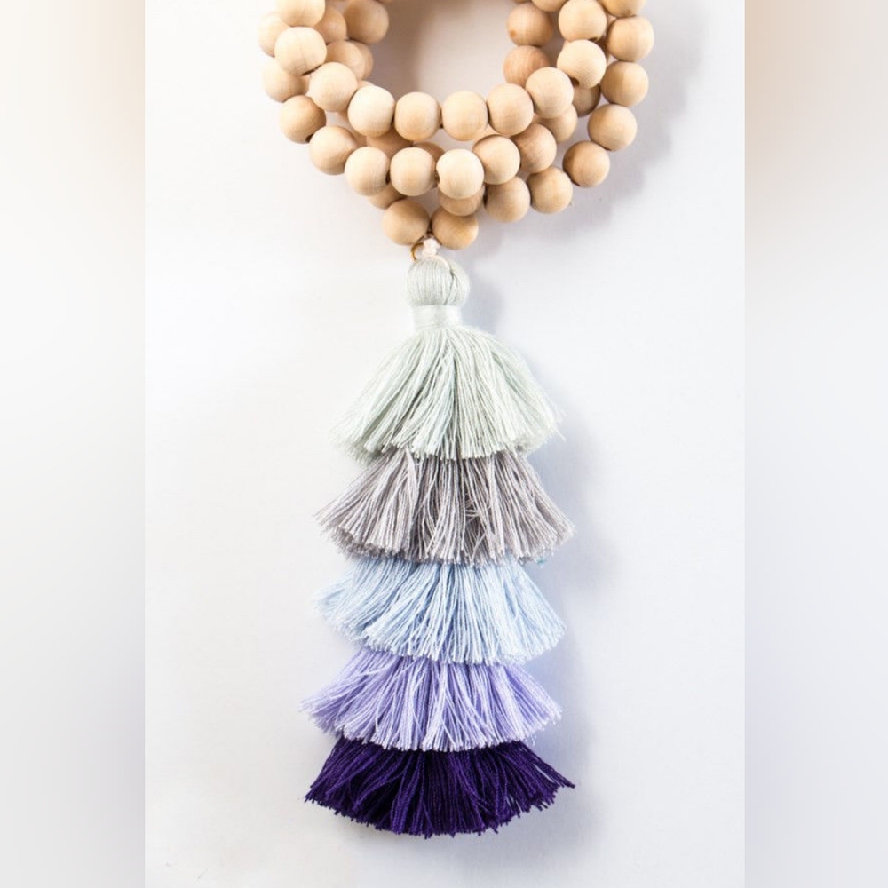 Step Into Spring Tassel Necklace